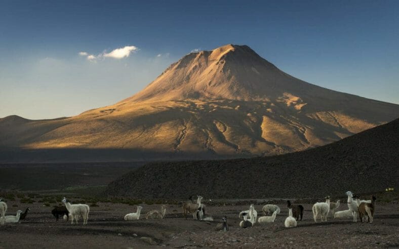 Volcán en Chile