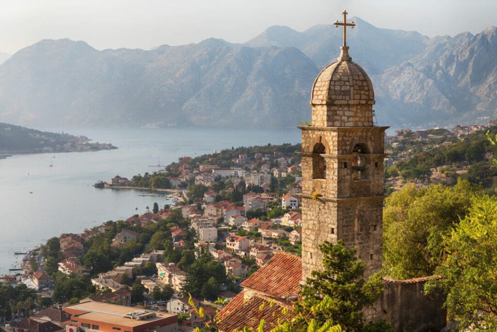 Vista aérea de Kotor