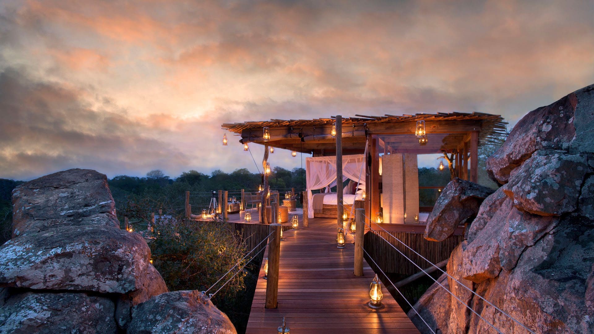 Casa en el árbol en la Reserva Privada de Sabi Sand