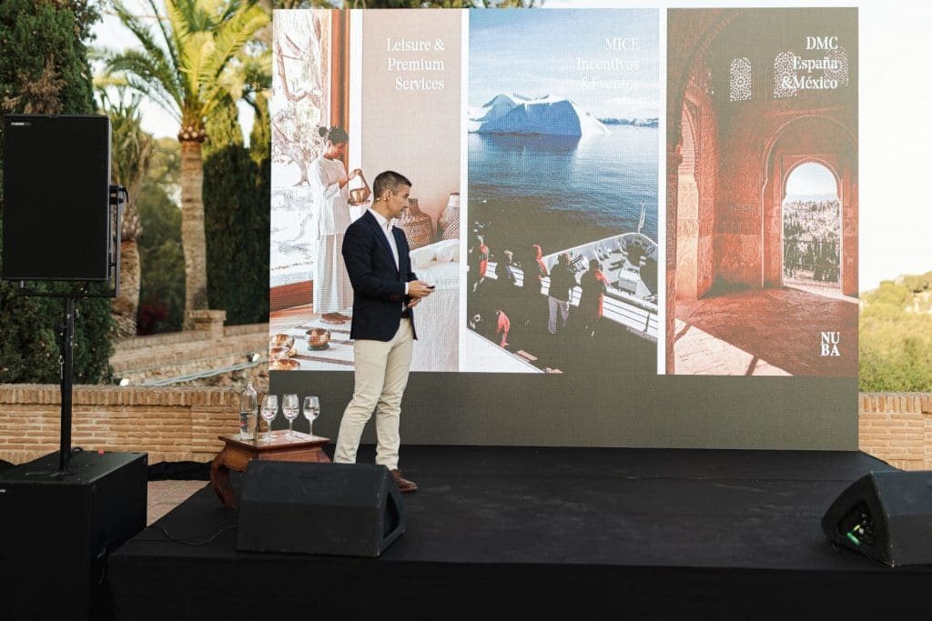 Daniel Miranda en el evento de NUBA Málaga