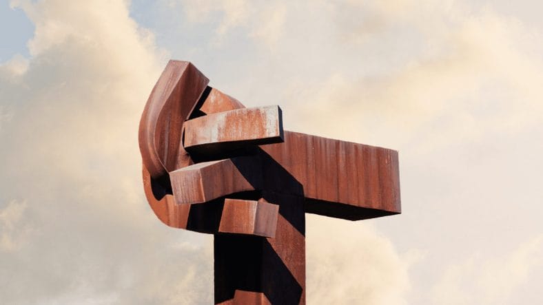 Obra de arte El Peine de los Vientos, Eduardo Chillida.