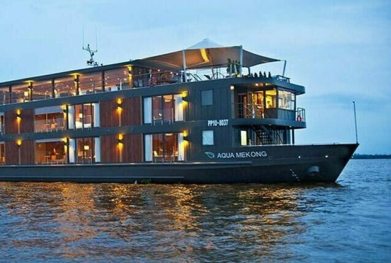 Exterior del barco Aqua Mekong Vietnam