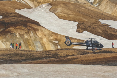 Heli-hikingenlas montanas