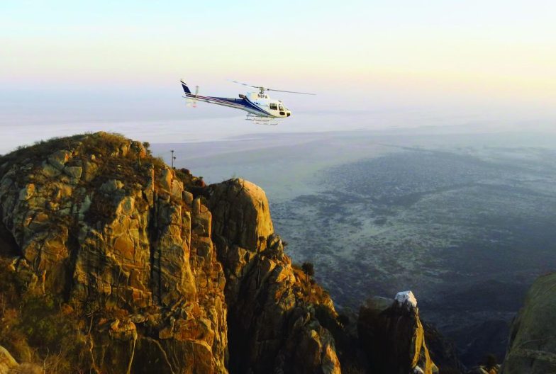 Helisafari en Tanzania