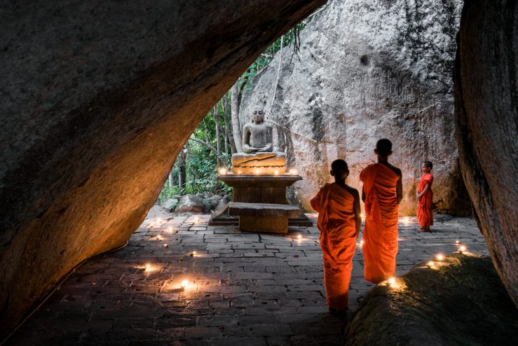 Amangalla Sri Lanka Yatagalla monjes