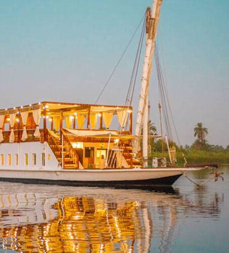 Barco privado Nilo Egipto