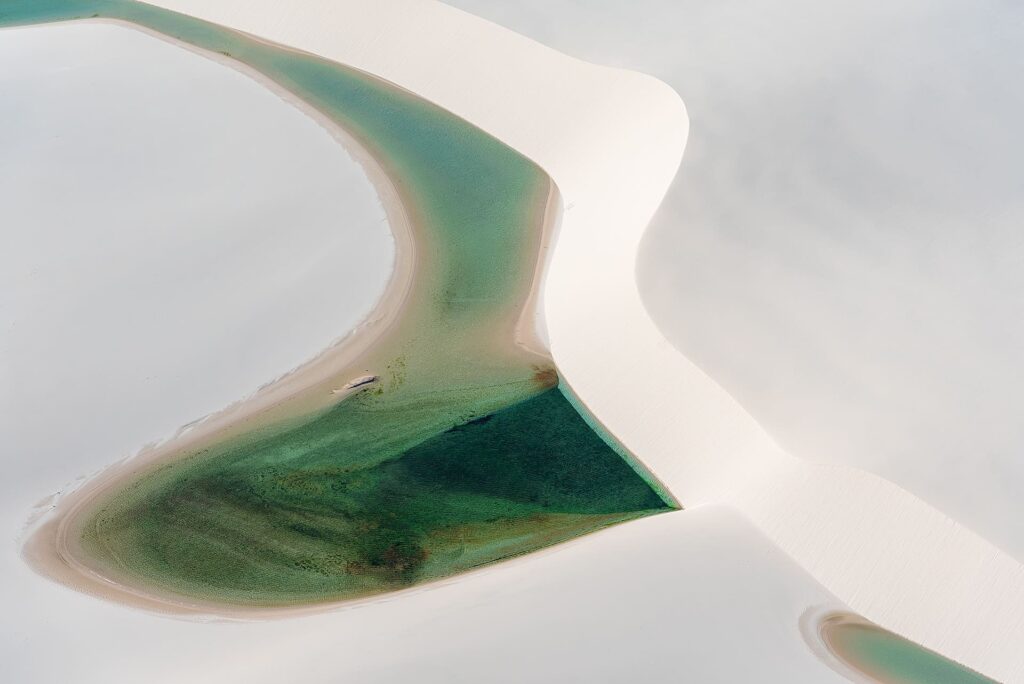 NUBA vista aérea Lençóis Maranhenses Brasil