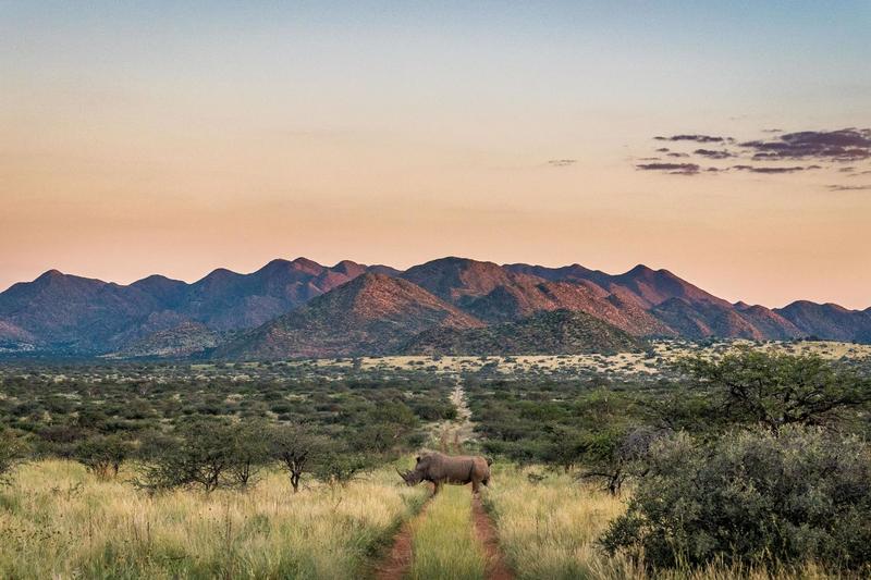 Paisaje y atardecer, viaje a Sudáfrica