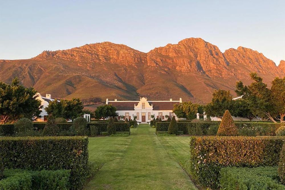 Paisaje Stellenbosch Sudáfrica