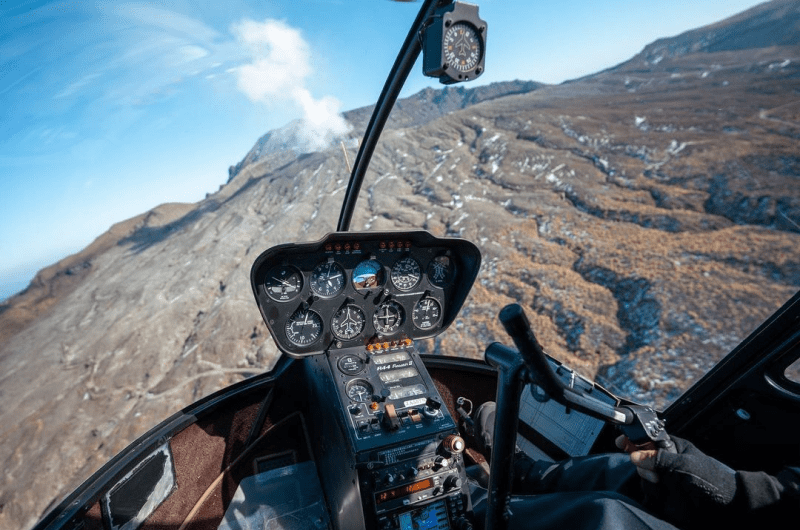 Sobrevolar volcán Aso - Japón