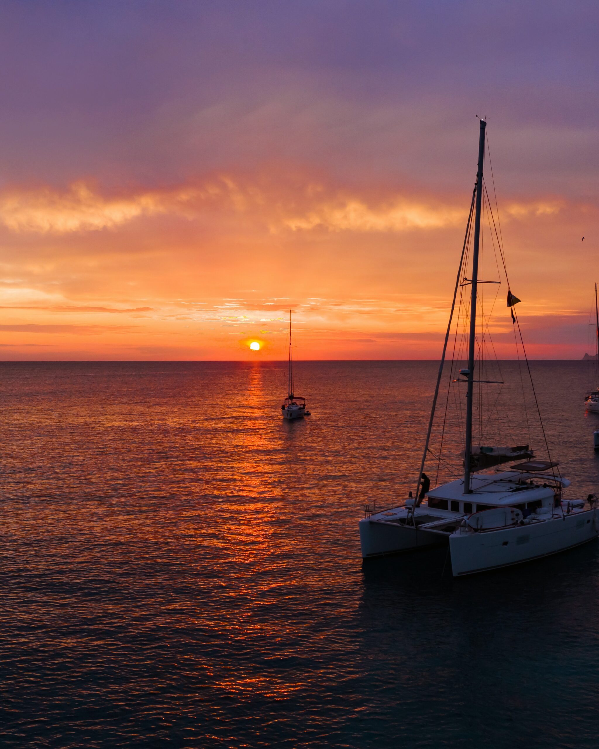 Navegación atardecer