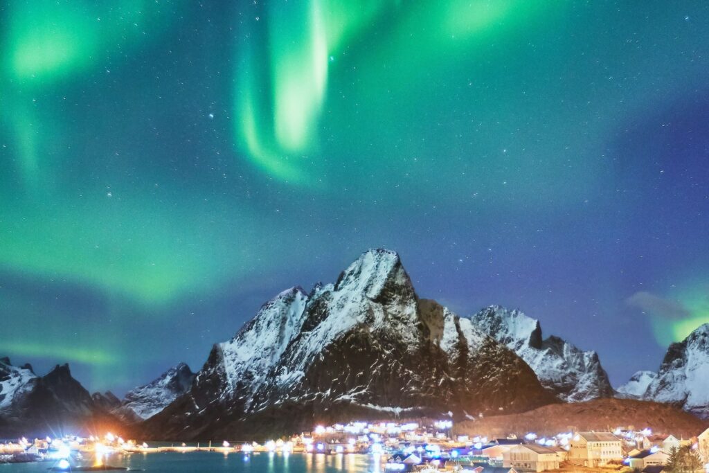 Auroras boreales Noruega Islas Lofoten