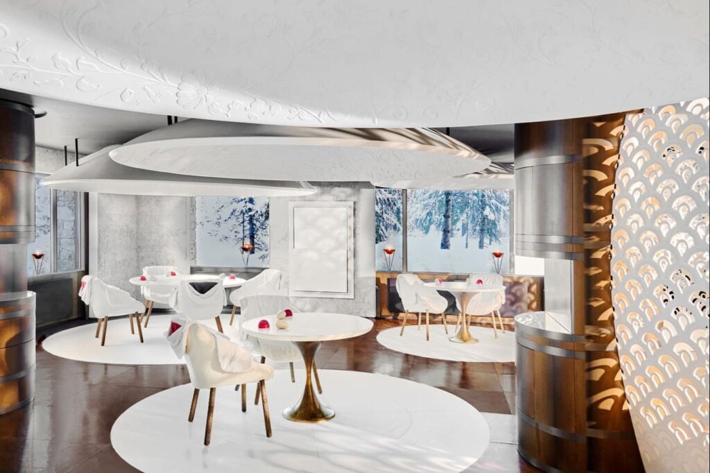 Gastronomía Cheval Blanc Courchevel