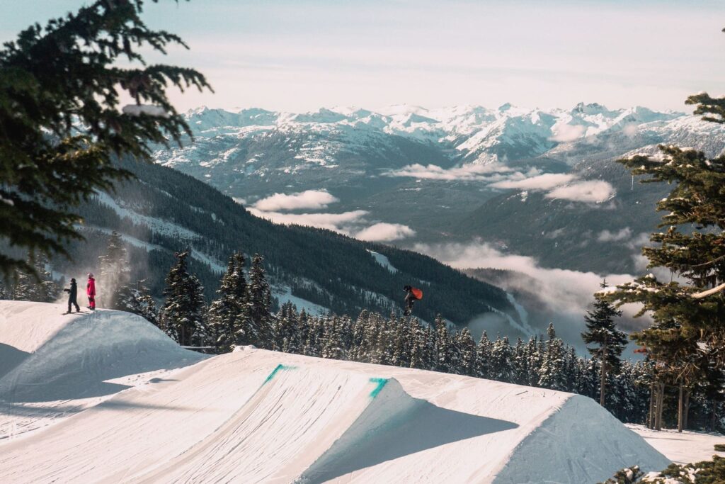 Paisaje esquí Canadá