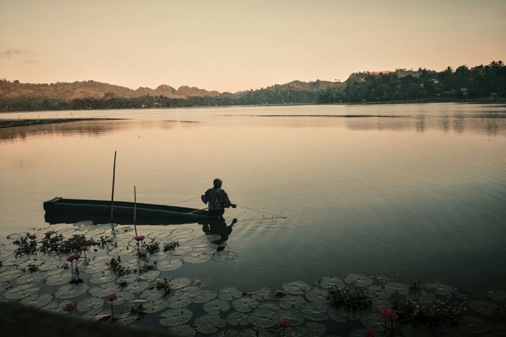 Pescador en Vietnam