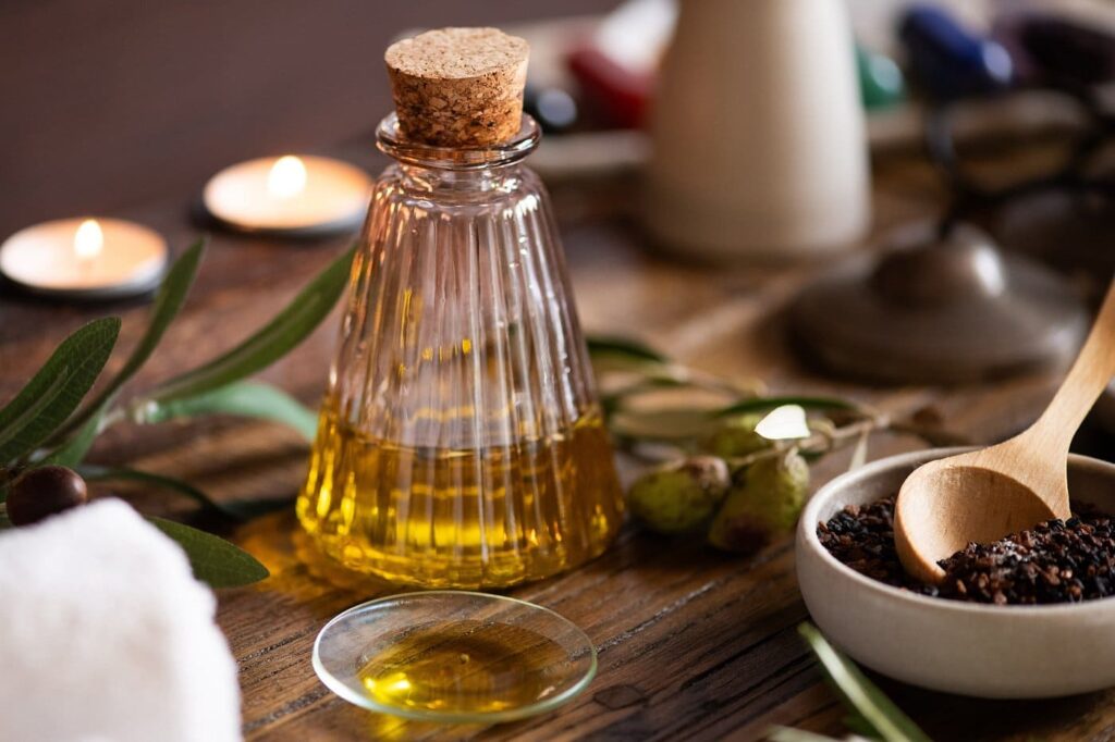 Tratamiento bienestar aceite de oliva La Caminera Club