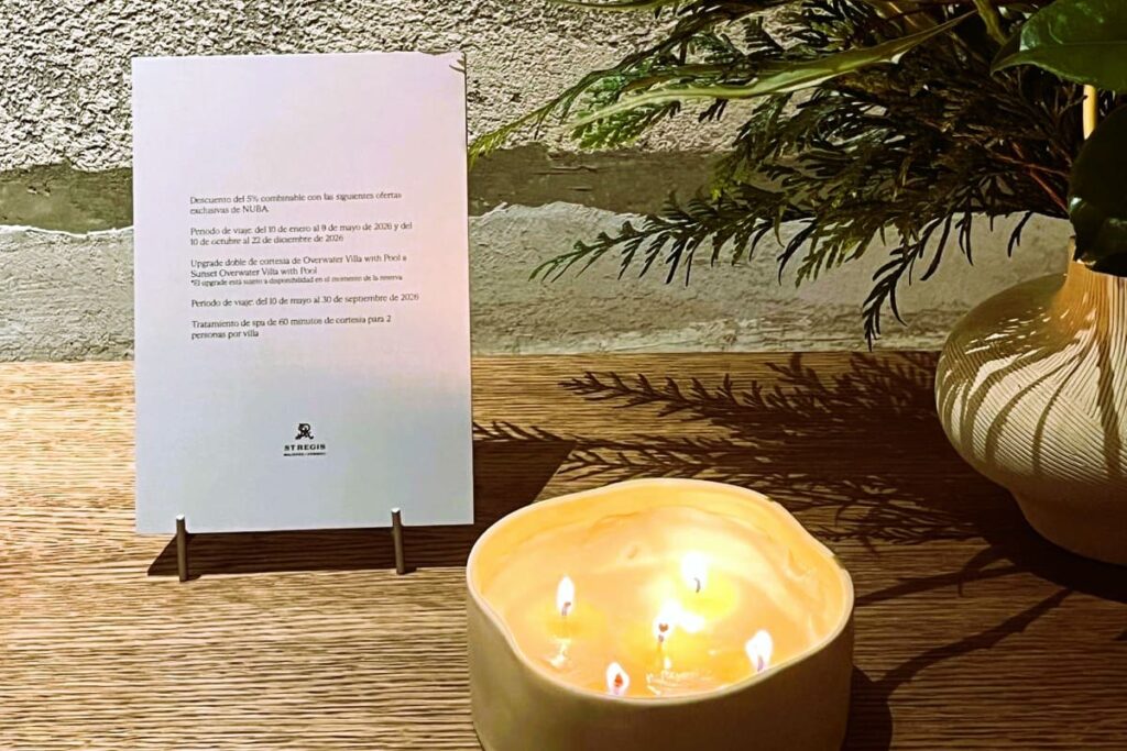 Cartel St. Regis Maldivas NUBA