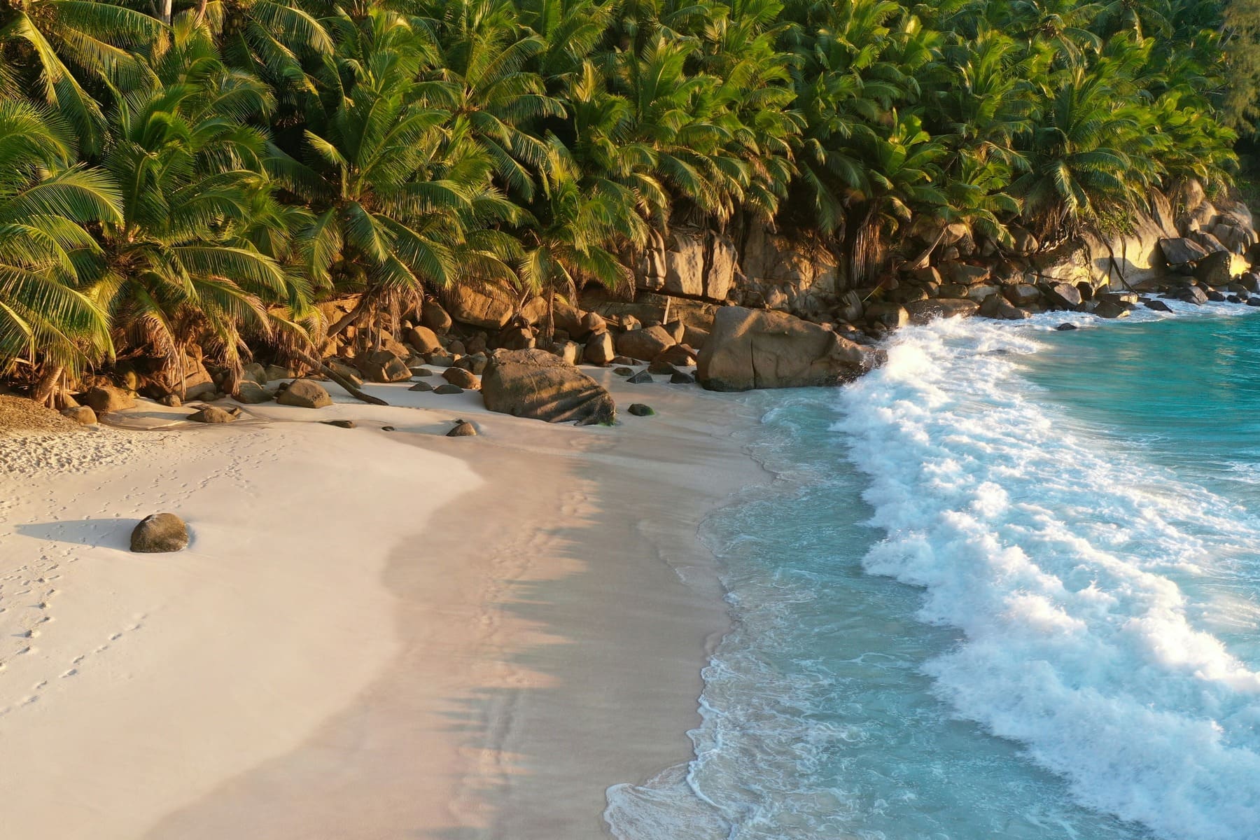Playa en Seychelles