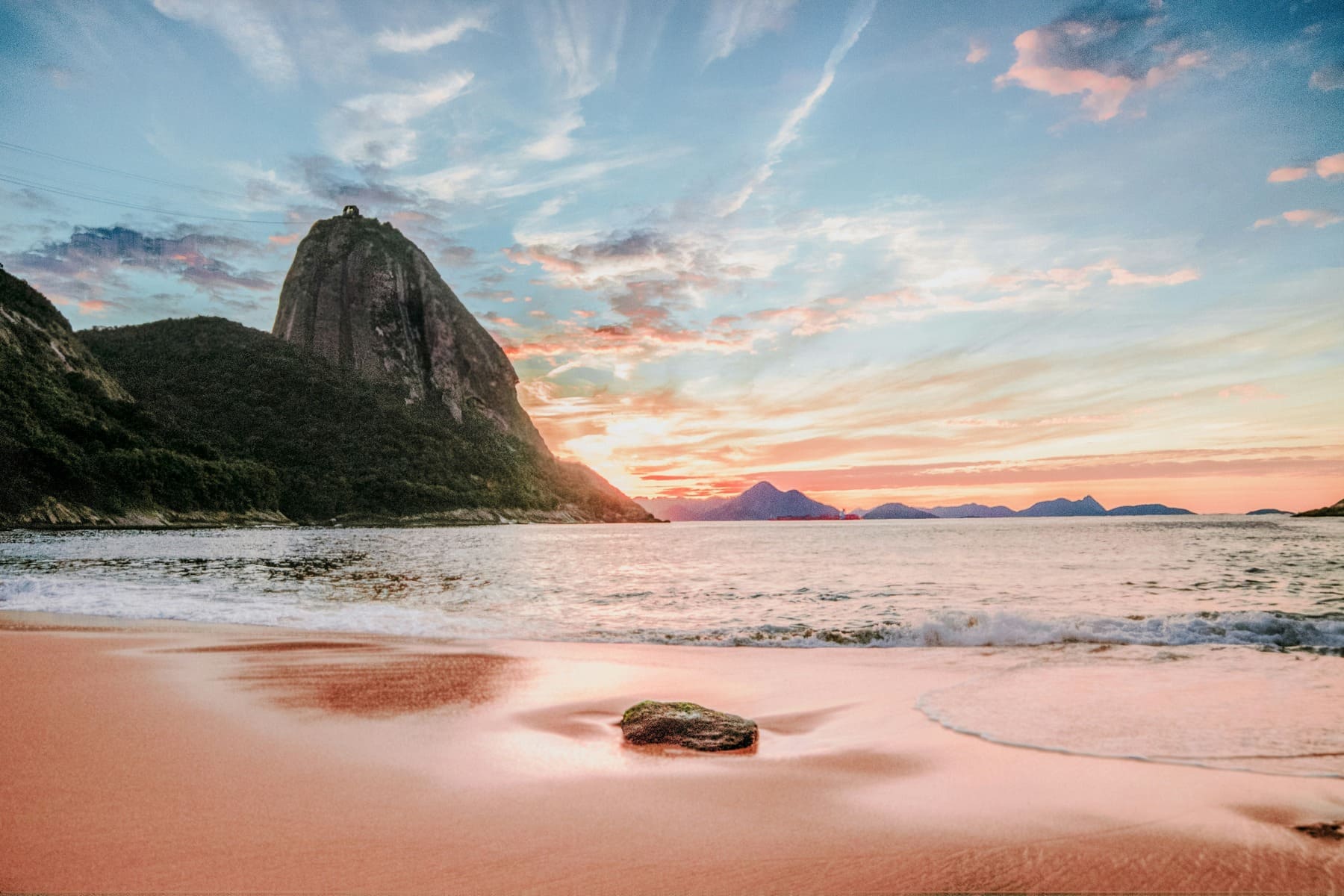 Playa salvaje en Brasil