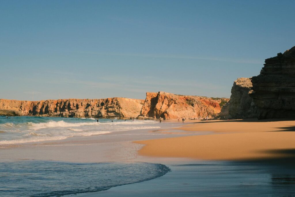 Playa en el Algarve Portugal