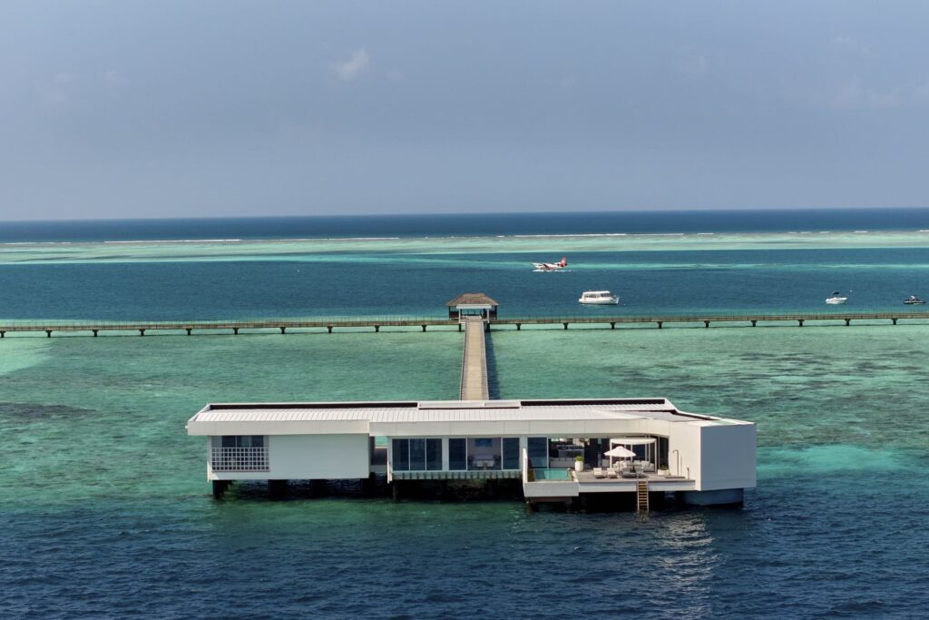 Vista aérea The Muraka Conrad Maldives