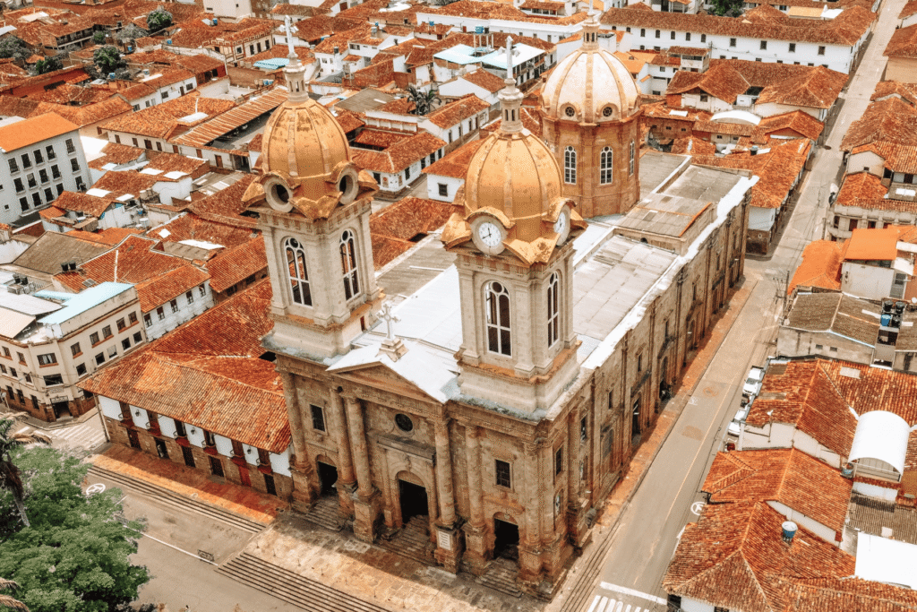 Vista catedral Colombia