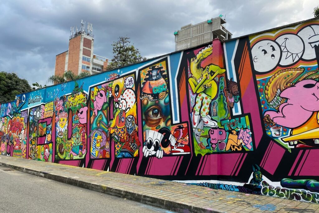 Arte urbano en Medellín Colombia