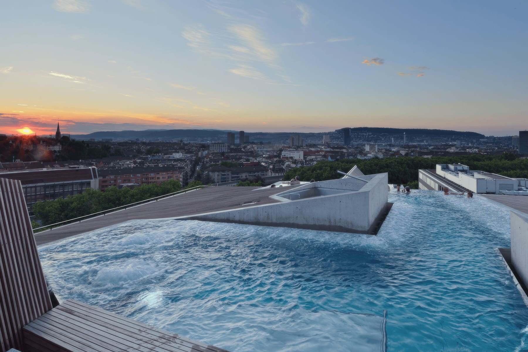 Rooftop spa Zurich