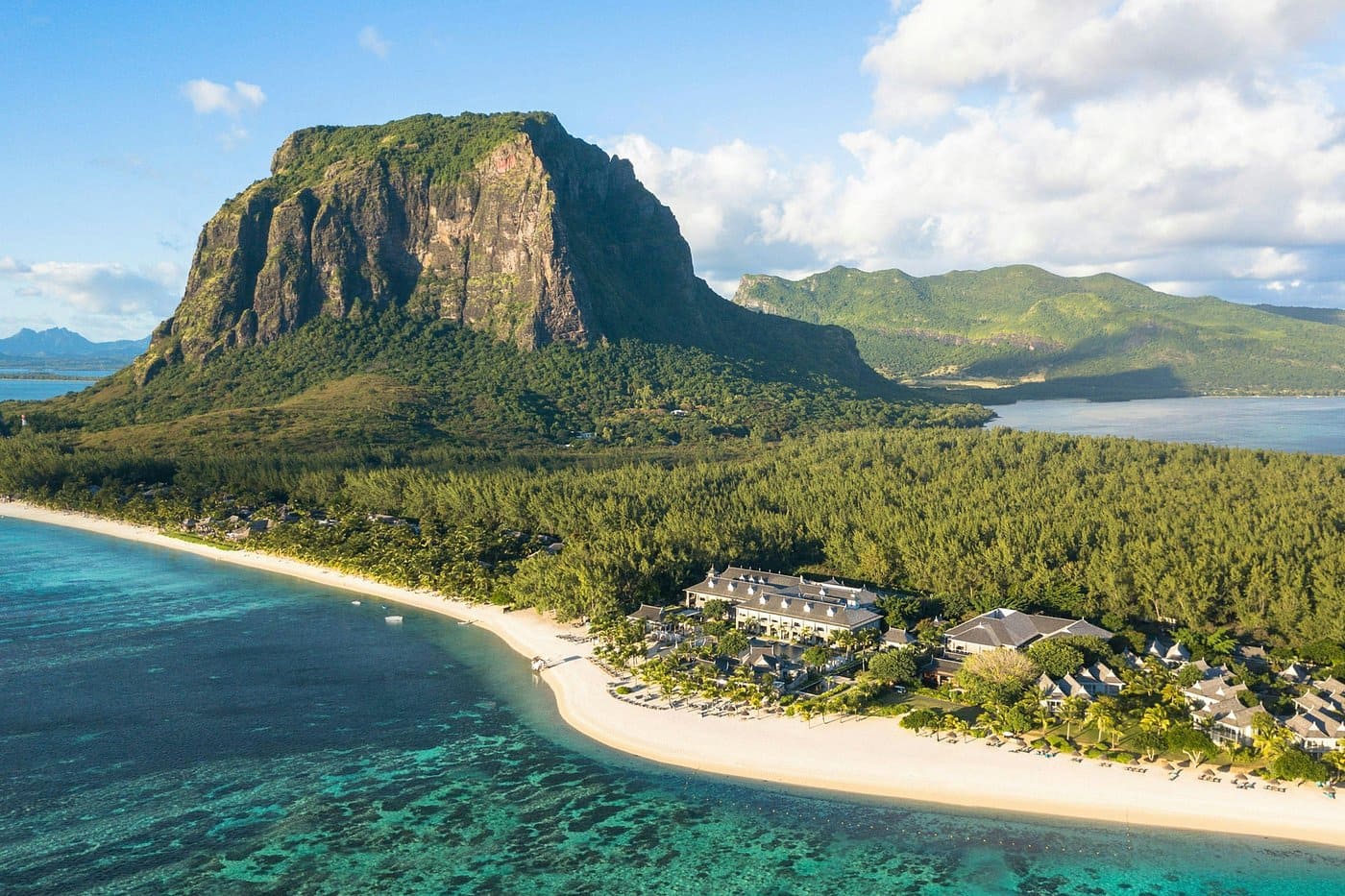 Vista aérea St. Regis Le Morne Mauricio