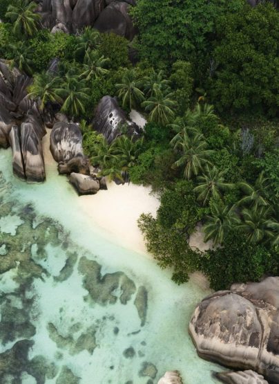 La Digue isla, Anse Source d'Argent Seychelles
